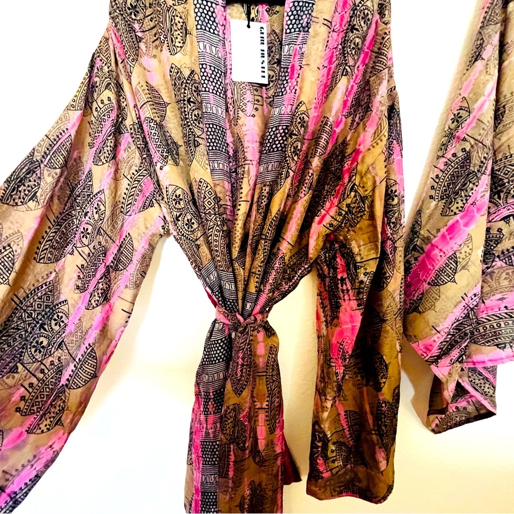 DEHLI LUXURY SUSTAINABLE KIMONO W/MATCHING HEADSCARF